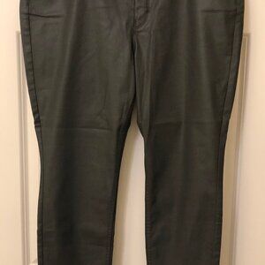 Coated skinny stretch jeans jeans color moonwalk size 16S NWT (STK #08)